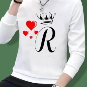 Shopaholic Men Printed, Typography Round Neck Polyester White T-Sh...