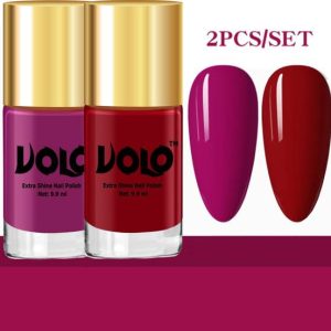 Volo Ultra Lasting Glow Shine Nail Polish (Combo 4) Bri...