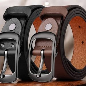 PROVOGUE Men Formal Multicolor Genuine Leather Belt
