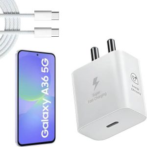 MAK 25 W GaN 3.1 A Wall Charger for Mobile with Detacha...