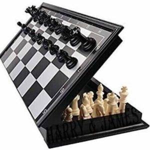 WECAN FASHION Magnetic Toys Travel Chess Set with Foldi...