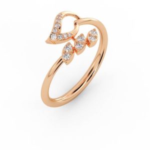 avsar AVR1103PA 18kt Diamond Rose Gold ring