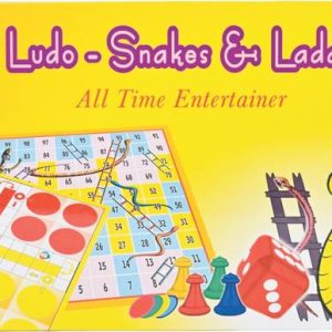 ABYZ Ludo-Snakes & Ladders Sr., Board Game, Ages 5+, 2-...