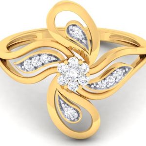 avsar AVR930YA 18kt Diamond Yellow Gold ring