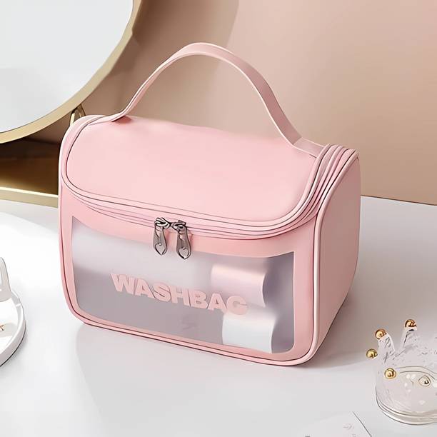 RRK Import And Export Travel Waterproof PU Leather Cosm...