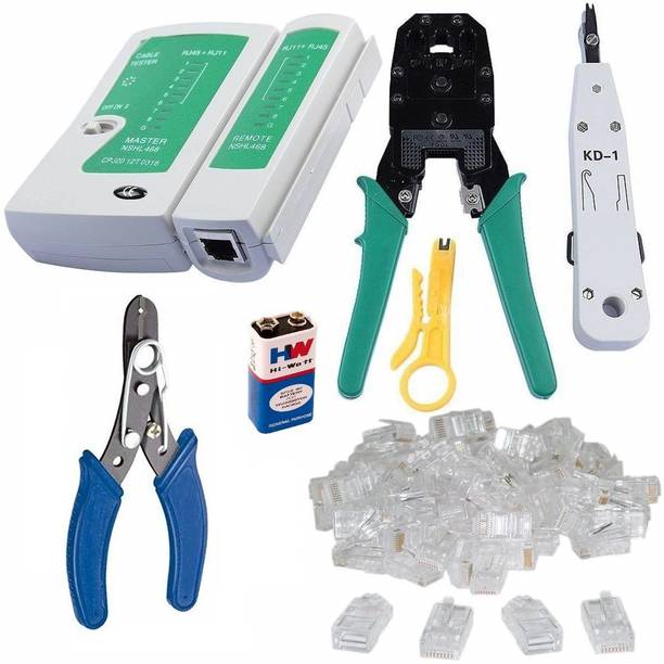 Inditrust Combo Crimping Stripping Tool Kit 3 in 1 Manu...