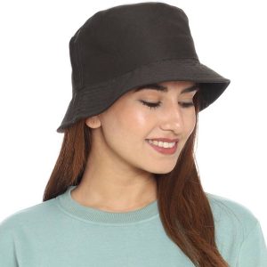 REFFER Unisex 100% Cotton Bucket Hat Packable Sun Hat f...