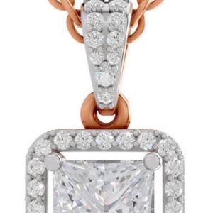 Sparkles Lab Grown Diamond 14kt Rose Gold Pendant