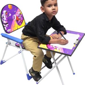 Demya king of steel study table chair Desk BLUE For use...