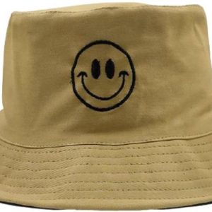 ZACHARIAS Fishermen Bucket Smiley Reversible Cap Hat