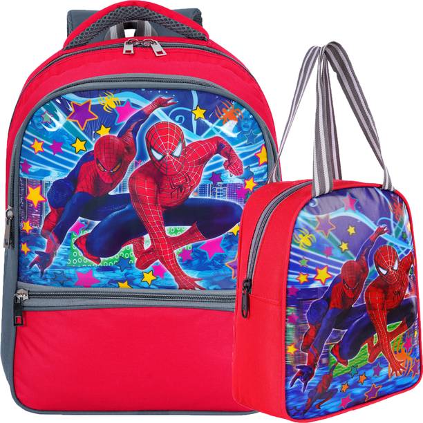 Spiderman Spider-Man SCHOOL & LUNCH BAG for Nursery to ...