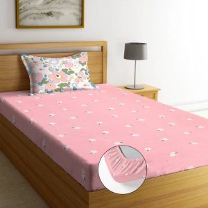 LATHWAL CRATIONS 244 TC Cotton Single Printed Fitted (E...