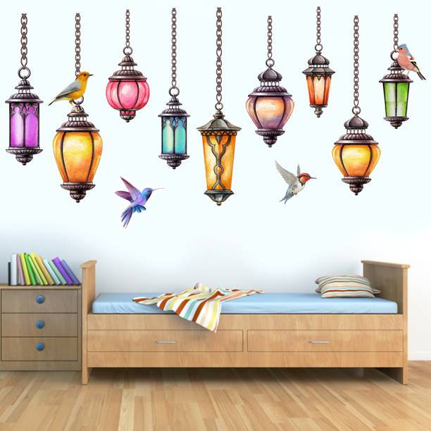 STICKERAURA 60 cm Wall Colourful Classic Hanging Lamp H...