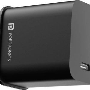 Portronics 20 W PD 3 A Wall Charger for Mobile