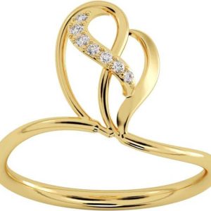 avsar AVR1075YA 18kt Diamond Yellow Gold ring
