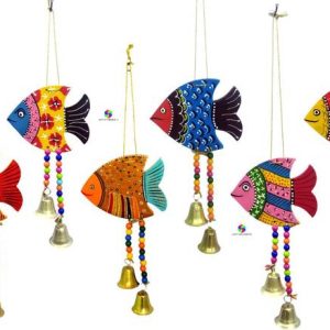 DRAVY HANDICRAFTS Hanging Fish Decorative Showpiece for...