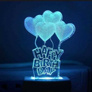 Patel Sell 3D Illusion LED Light Night Lights for 7 LED...