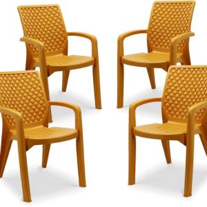 MAHARAJA Plastic Chair for Home, Office Chair with Arm ...
