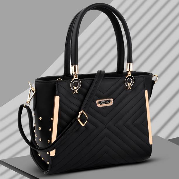 Fiesto fashion Women Black Hand-held Bag