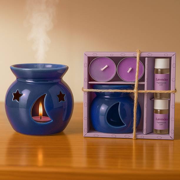 Floryn decor Lavender Diffuser Set Ceramic Oil Diffuser...
