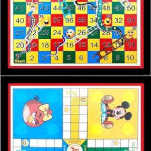 Tredd Enterprises Wooden Ludo and Snakes Ladders 2 in 1...