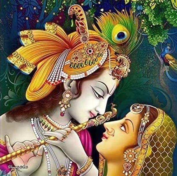 TREXEE Krishna Radha Grace DIY 5D Diamond Painting Kit ...