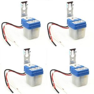 REVALS Photocell Sensor Switch for Lighting Blue & Whit...