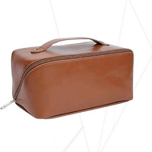 Cosmocarry Women Brown Cosmetic Bag RY38