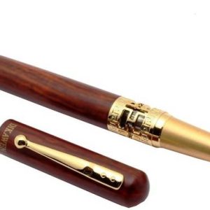 Ledos Insight Unique Rose Wood Designer & Gold Roller B...