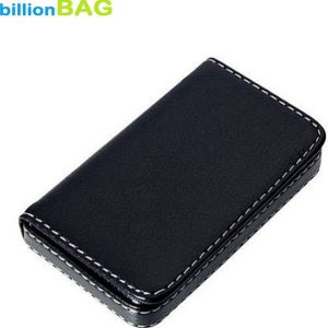 billionBAG Soft Black Leather Premium Visiting 15 Card Holder