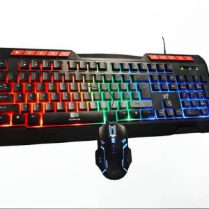 ECOMILES DRAGTALES Shroud War Gaming Keyboard and Emera...
