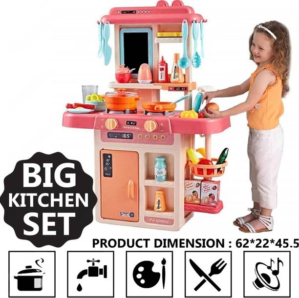 himanshu tex 42-Piece Kitchen Set, Smoky, Music,Real Wa...