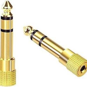 fdealz 3.5mm Female to 6.5mm Male Jack Audio Plug Stere...