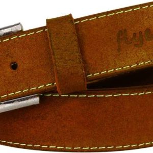 FLYER Men Casual, Formal, Evening, Party Tan Genuine Leather ...