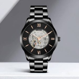 TIMEX Automatic Black Dial Analog Watch - For Men TWEG208SMU...