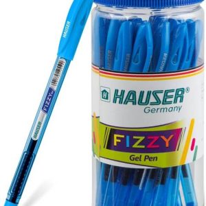 HAUSER Fizzy 0.55mm Gel Pen Jar | Transparent Body | Wa...
