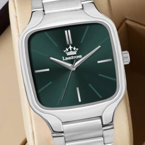 LIMESTONE NEW DESIGNER SQUARE DIAL QUARTZ Analog Watch - For Men...