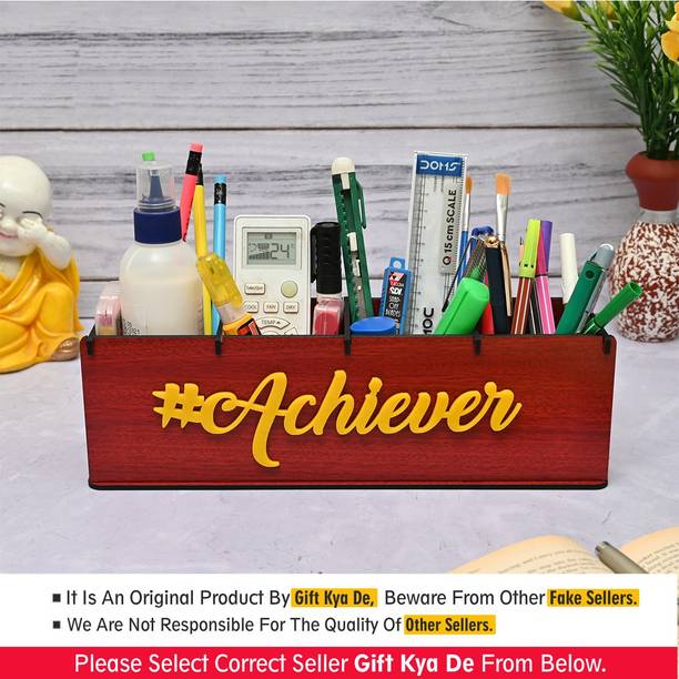 GIFT KYA DE 4 Compartments Desk Organizer & pen stand f...