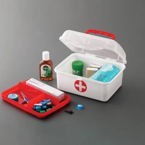 Nabhya Plastic Emergency Medicine Box,With Detachable T...