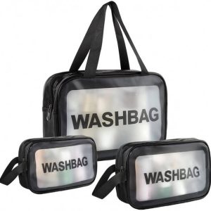 Kankad Travel Cosmetic Bag Clear Makeup Pouch Set Trave...