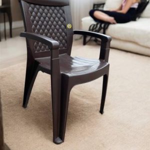 RAMB Premium Plastic Chair –Ergonomic Armrest Design, U...