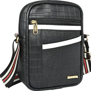 Pramadda Pure Luxury Women Black Messenger Bag