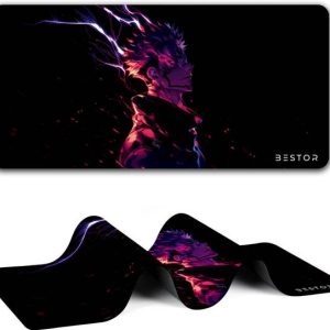 Bestor Anime Dark Hero Design Gaming Mouse Pad Dark Rea...