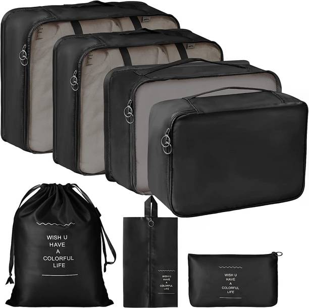 Vervita 7 Set Packing Cubes For Travel Organizer Bags F...
