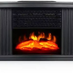 PRSVIKE Electric Fireplace Tabletop Portable Heater, 10...