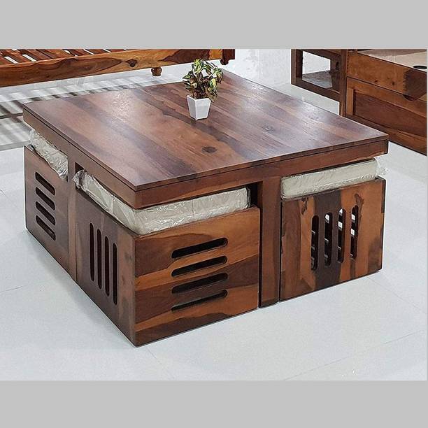 SarCraft Rosewood ( Sheesham ) Solid Wood Coffee Table