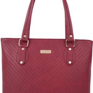 QNS Women Maroon Hand-held Bag