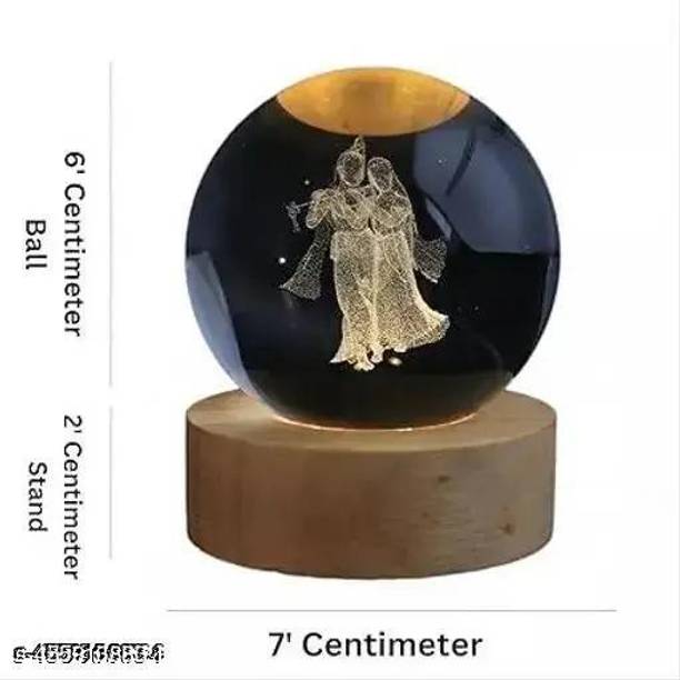 vedaantshop Lord Radha Krishna USB Lamp - Crystal Ball ...