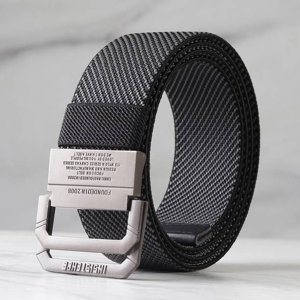 KILLER Men Casual Black Nylon Belt