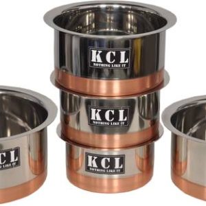 KCL Copper Bottom Tope Tope Set 1 L capacity 15 cm diam...